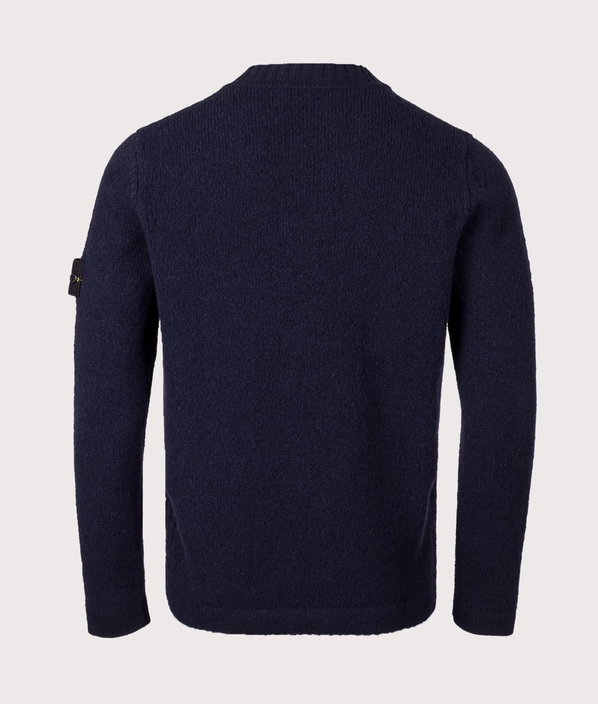 Stone Island Mens Wool Crew Neck Jumper